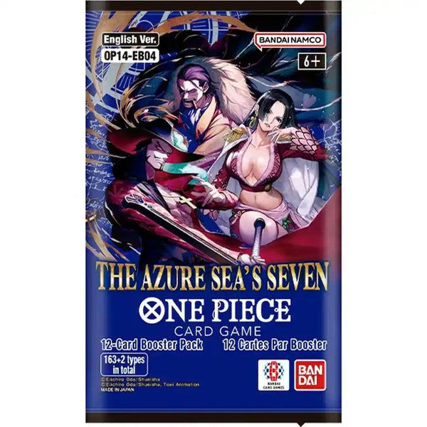 One Piece Card Game The Azure Sea's Seven OP-14 Sleeved Booster Pack