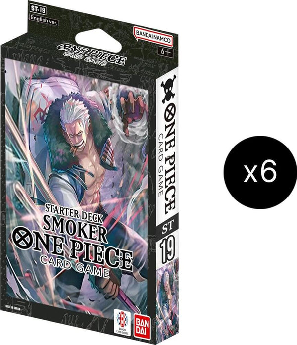 One Piece Black Smoker Starter Deck Display ST-19