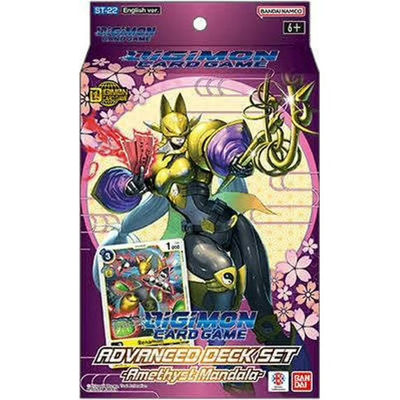 Digimon Card Game Advanced Deck Set: Amethyst Mandala (ST-22)