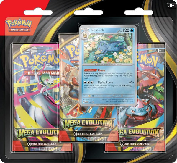 Mega Evolution - 3-Pack Blister (Random Art Variant)