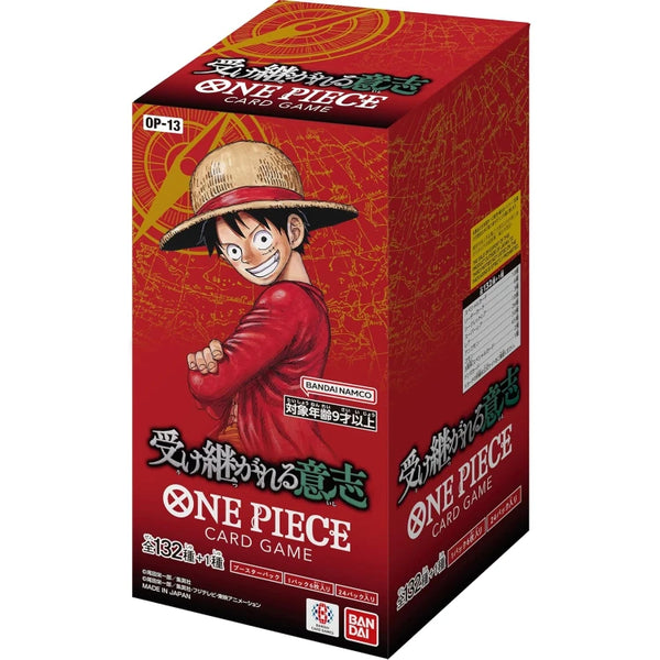 One Piece Carrying on His Will OP-13 Booster Box - Japanese Language