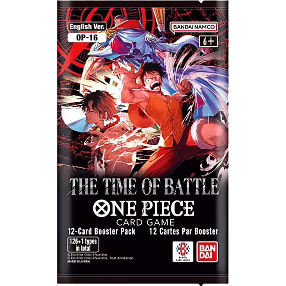 One Piece Card Game The Time of Battle OP-16 Sleeved Booster Pack