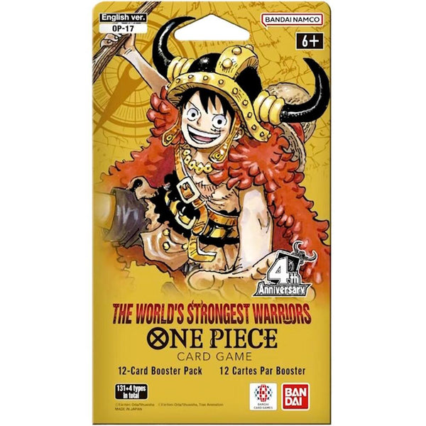 One Piece Card Game OP-17 The World's Strongest Warriors Sleeved Booster Pack