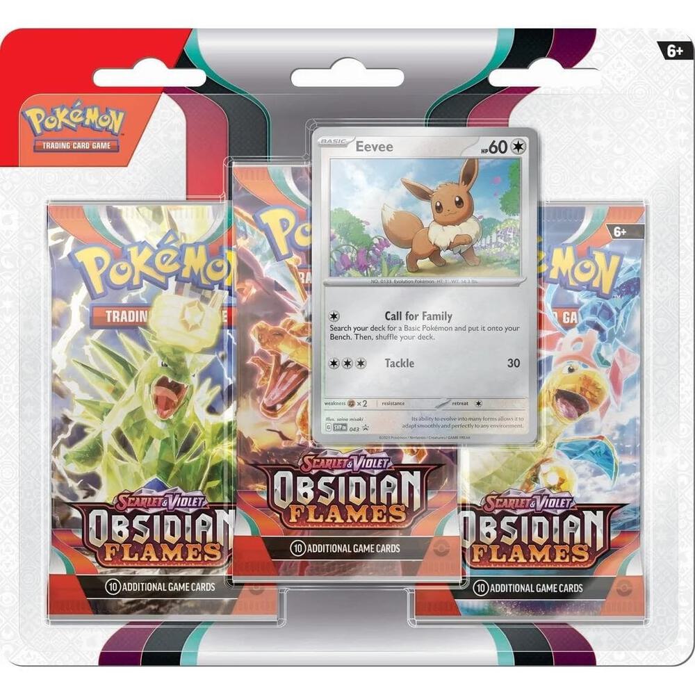 Obsidian Flames - 3-Pack Blister (Random Art Variant)
