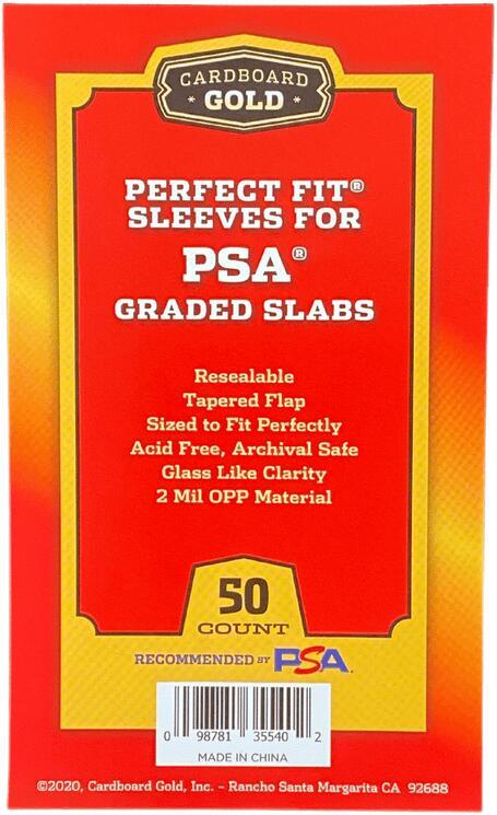 Perfect Fit Sleeves for PSA Graded Slabs (50-Count)