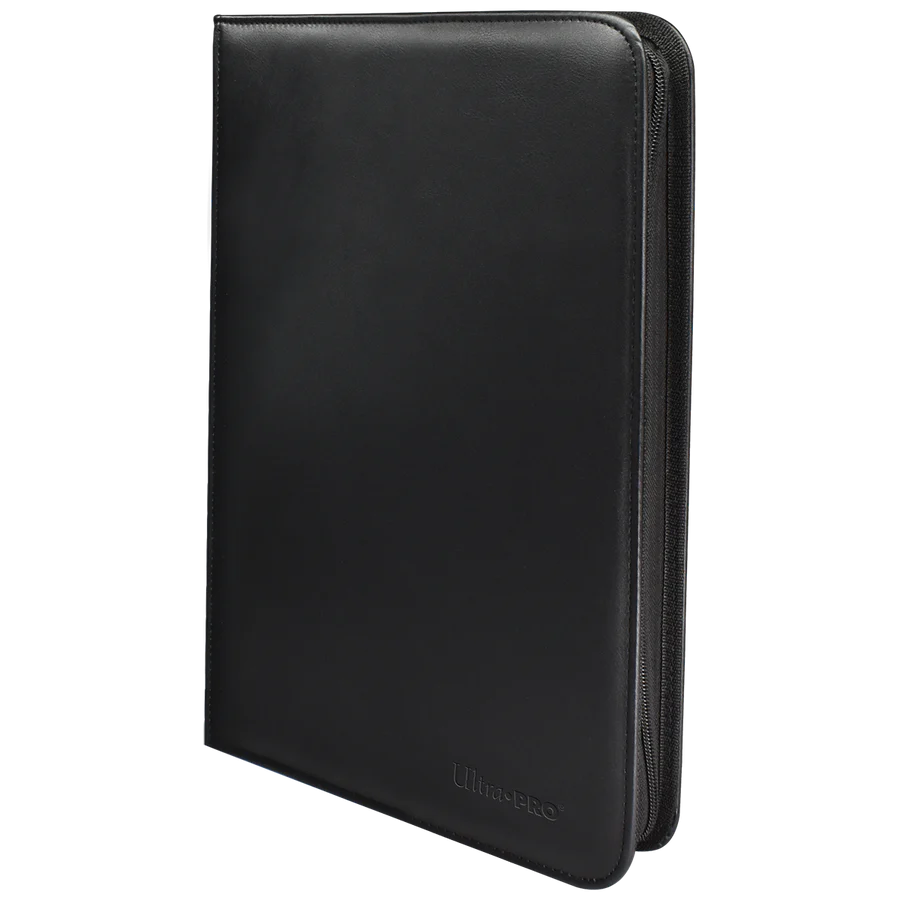Ultra Pro Zippered PRO Binder 9 Pocket - Vivid Black