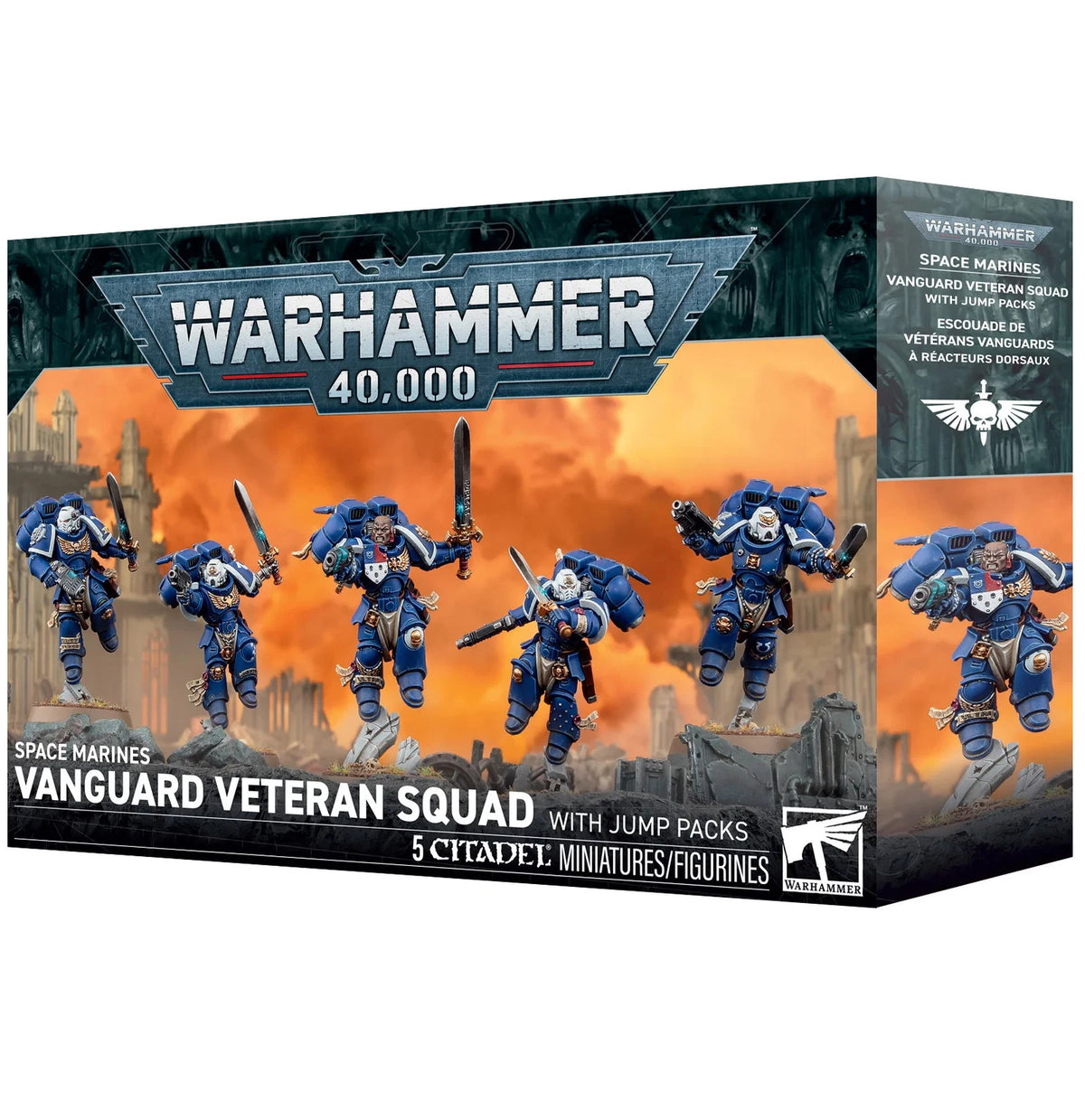 Warhammer 40K - Space Marines: Vanguard Veteran Squad with Jump Packs