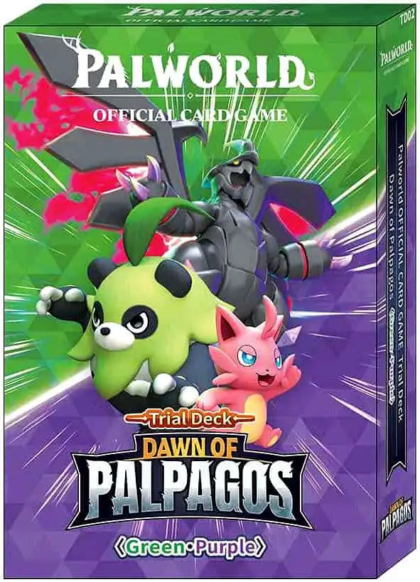 Palworld Palagos Trail Deck - Green - Purple - 1st Edition