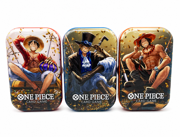 One Piece Card Game Tin Pack Set Vol. 2 (Monkey D. Luffy, Portgas D. Ace, or Sabo)