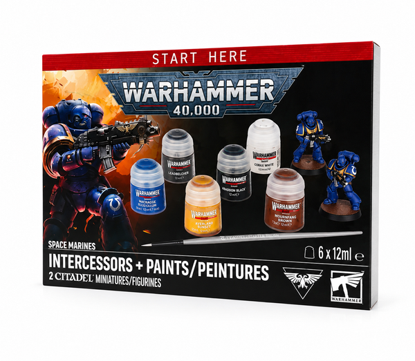 Warhammer 40K 2026 Paint Set – Space Marines Intercessors