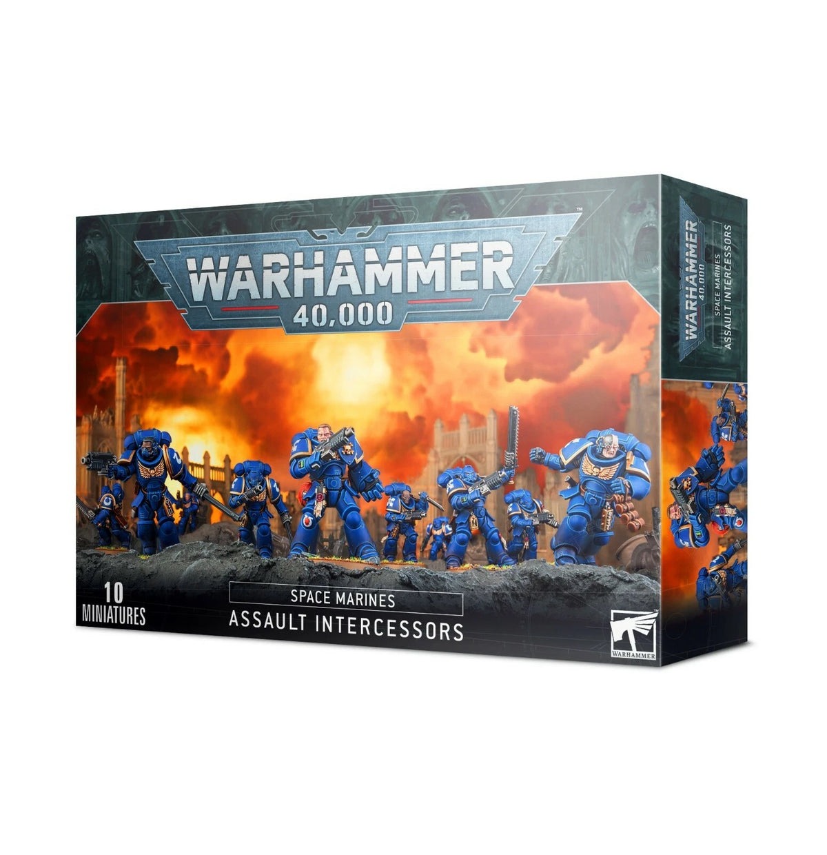 Warhammer 40K - Space Marines: Assault Intercessors - 10 Miniatures