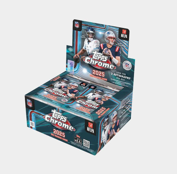2025 Topps Chrome Football Hobby Box
